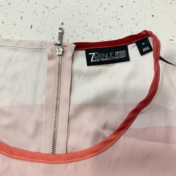 Colorblock Purple Ombré Blouse - Picture 4 of 4